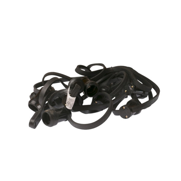 CAVO NERO - 10 PORTALAMPADA - 11 MT