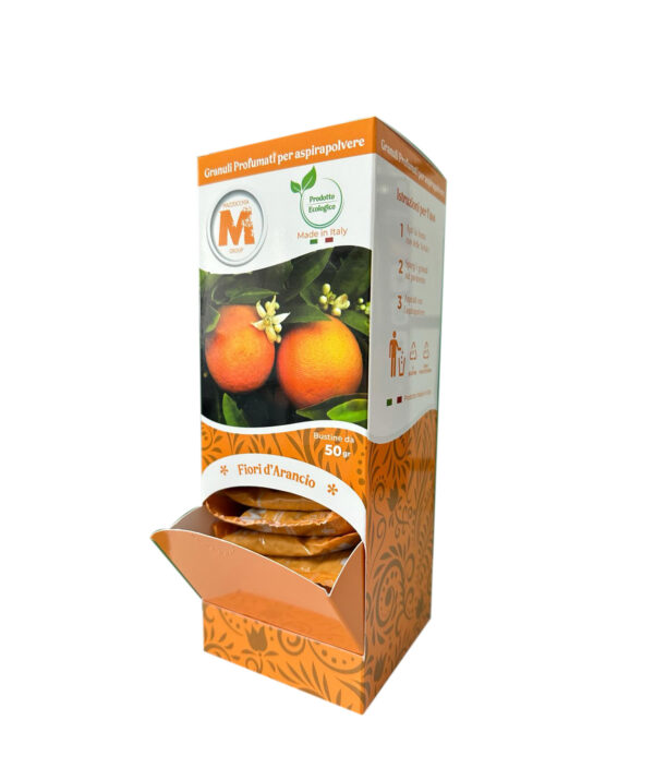 ESPOSITORE GRANULI PROFUMATI 25pz - FIORI DI ARANCIO 50gr