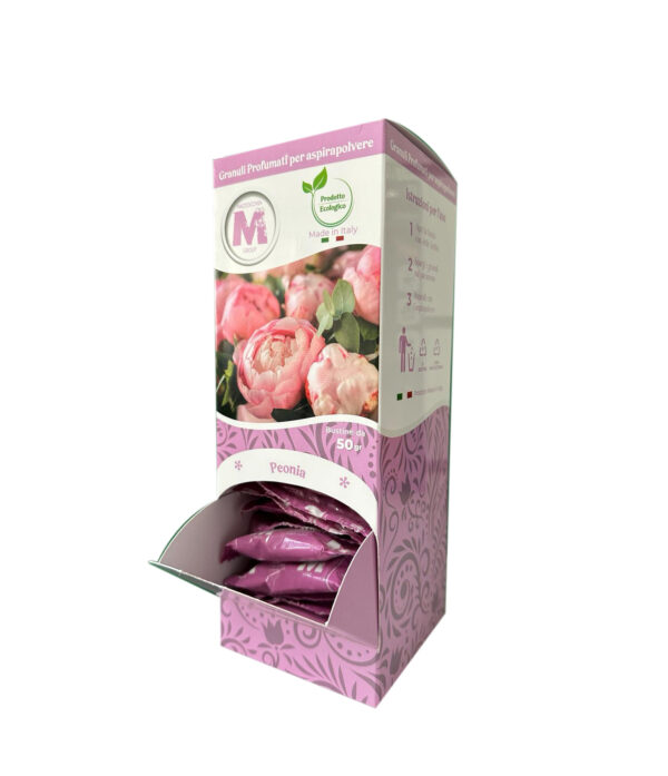ESPOSITORE GRANULI PROFUMATI 25pz - PEONIA 50gr
